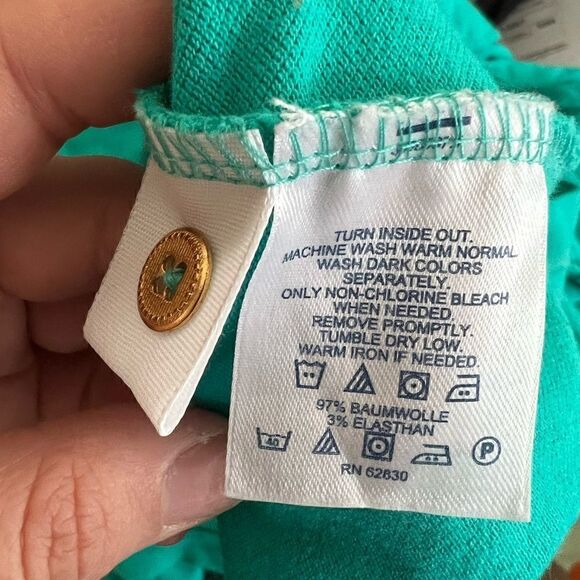 Land’s End Roll Up Sleeve Button Up Blouse MP - Picture 6 of 12